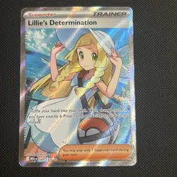 Pokemon TCG Mega Evolution Lillie’s Determination Full Art Trainer Card 169/132 - Image 1
