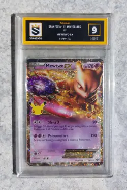 🟣Pokemon Card Ita Gran Festa 25° Mewtwo Ex 54/99 Stark Grading 9 Mint🟣 - Image 1