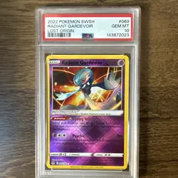 2022 POKEMON SWORD & SHIELD LOST ORIGIN 069 RADIANT GARDEVOIR | PSA 10 - Image 1