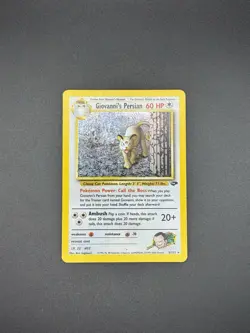 Pokemon Cards Giovannis Persian Gym Challenge Holo 8/132 - Image 1