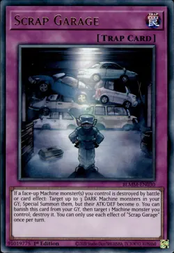 Scrap Garage - Ultra Rare 1st Edition BLMM-EN030 - NM - YuGiOh - Image 1