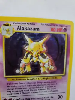Alakazam Base Set Pokemon Card Base Fossil WOTC NM U - Image 5