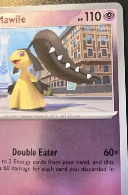 Mawile 032/088 Reverse Holo Common Mega Evolution: Perfect Order Pokemon TCG - Image 3