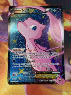Mew EX RC24/RC25 LP Full Art Legendary Treasures Radiant Collection Holo Pokemon - Image 1