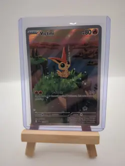 Pokemon TCG Victini SVP 208 Promo Illustration And Pokeball Black Bolt - Image 3