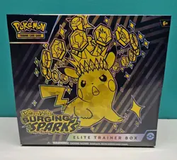 Pokemon Scarlet & Violet Surging Sparks ETB Elite Trainer Box Pokemon - NEW - Image 1