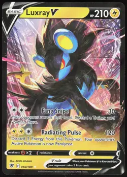 Astral Radiance Luxray V 050/189 Holo V Rare Pokemon MP - Image 1