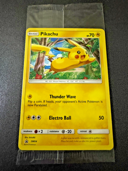 2016 Pokemon Sun & Moon Black Star Promo Target Exclusive -Pikachu- SEAELD #SM04 - Image 1