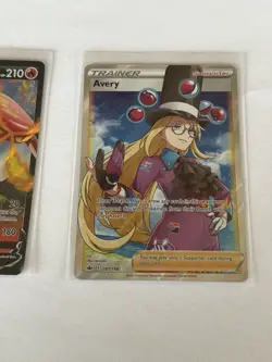 Lot Of 3 Holo Pokemon Avery 187/198 Ultra Rare Chilling Reign TCG Trainer - Image 2