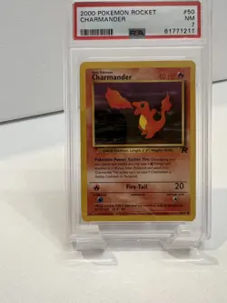2000 Pokemon Rocket Charmander #50 PSA 7 - Image 1