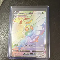 Pokemon Butterfree VMAX Secret Rare Holo 190/189 Swsh03 Darkness Ablaze 300 HP - Image 1