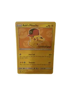 Pokemon TCG Ash's Pikachu SM110 SM Promo Regular Basic 2017 The Pokemon Company - Image 1