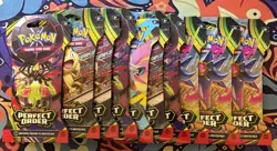 10 Pokemon Perfect Order Sleeved Booster Packs - Image 1