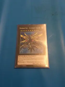 YUGIOH Super Rare Raidraptor - Ultimate Falcon SHVI-EN053 Mixed Editions - Image 1