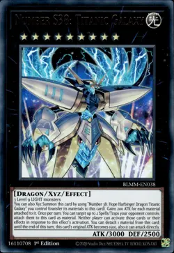 Number S38: Titanic Galaxy - Ultra Rare 1st Edition BLMM-EN038 - NM - YuGiOh - Image 1