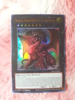 Yu-gi-oh! Disaster, Dragon Ruler of All Apocalypses ALIN-EN049 Ultra Rare 1st Ed - Image 1