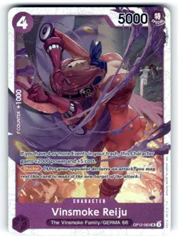 Legacy of the Master #OP12-063 Vinsmoke Reiju - Image 1