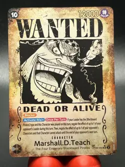 Marshall.D.Teach (093) (Wanted Poster) OP09-093 Emperors in the New World Foil - Image 1