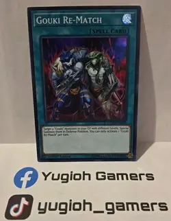 YUGIOH GOUKI RE MATCH COTD 1ST EDITION SUPER LIGHT PLAYED - Image 1