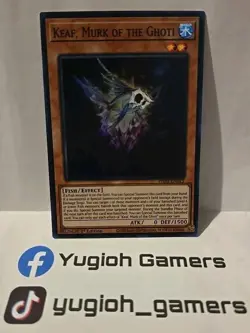 YUGIOH KEAF MURK OF THE GHOTI PHNO 1ST EDITION SUPER LIGHT PLAYED - Image 1
