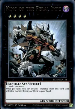 King Of The Feral Imps - Ultra Rare 1st Edition BLMM-EN154 - NM - YuGiOh - Image 1