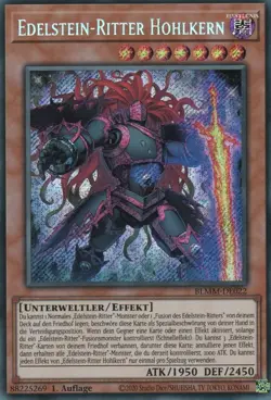 yugioh Edelstein-Ritter Hohlkern BLMM-DE022 SECRET RARE 1AUFLAGE DEUTSCH - Image 1