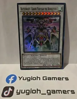 YUGIOH BATTLEWASP GRAND PARTISAN THE REVOLUTION ROTA 1ST EDITION SUPER LIGHT PLA - Image 1