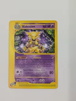 Pokemon Alakazam TCG Expedition Base Set, Regular Rare Card 33/165 - Image 1