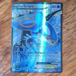 Kyogre EX XY Primal Clash Full Art Ultra Rare Holo 180 HP Pokemon Card 148/160 - Image 1
