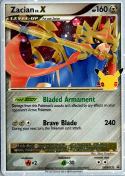 Zacian LV. X Promo SWSH: Sword & Shield Promo Cards SWSH135 NM Pokemon - Image 1