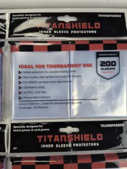 TitanShield 700 Card Sleeves Premium 60-Microns Standard Size Perfect Exact Fit - Image 2