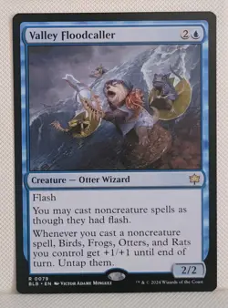 MTG Valley Floodcaller #79 Bloomburrow NM - Image 1