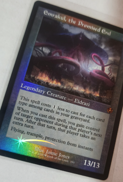EMRAKUL, THE PROMISED END - Retro Foil - Innistrad Remastered - MTG Mythic #330 - Image 2
