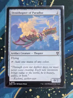 MTG Ornithopter of Paradise - NM - Aetherdrift Commander - Image 1