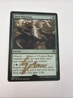 MTG Herd Migration (DMU) #165 Signed Artist Proof Eric Deschamps - Image 1