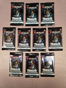 Magic: The Gathering Tarkir Dragonstorm Play Booster Packs Lot of 10 English - Image 1