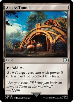 NM Access Tunnel, MTG, Lord of the Rings, Magic the Gathering, 294 - Image 1