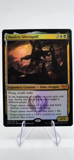 Magic: The Gathering Shadrix Silverquill Strixhaven Prerelease Foil #230/275 - Image 1