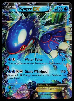 Pokemon Card - Kyogre EX Primal Clash 54/160 Holo Rare EX 2015 - Image 1