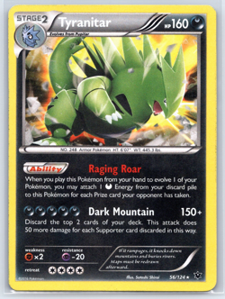 Tyranitar 56/124 XY - Fates Collide Pokemon TCG - Image 1