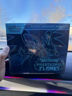 Pokemon TCG Elite Trainer Box Mega Evolution Phantasmal Flames Charizard English - Image 1