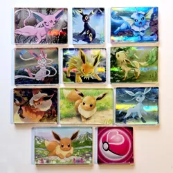 Pokemon Eeveelution Fridge Magnet Set 11pc Eevee Umbreon Sylveon Espeon Vaporeon - Image 1