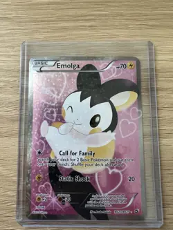 Pokemon TCG Emolga RC23/RC25 Legendary Treasures Full Art Holo - Image 3