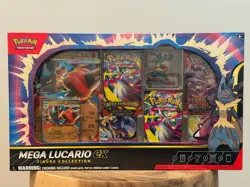 Pokemon TCG Mega Lucario ex Premium Figure Collection Box Factory Sealed - Image 1