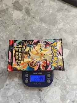 HEAVY! 22.84g Pokemon TCG Ascended Heroes Booster Pack (SEALED) god packU - Image 1