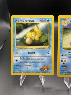 Pokemon TCG - Misty's Psyduck #54 W Stamp & Wartortle #63 W Stamp - WOTC Promos - Image 2