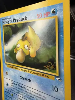 Pokemon TCG - Misty's Psyduck #54 W Stamp & Wartortle #63 W Stamp - WOTC Promos - Image 5
