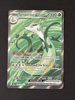 Serperior ex 156/086 Black Bolt Pokemon TCG Secret Rare Holo NM - Image 1