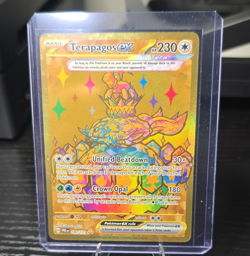 Pokemon TCG Terapagos EX 180/131 Prismatic Evolutions Hyper Rare Holo 230HP - Image 1