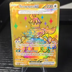 Pokemon TCG Terapagos EX 180/131 Prismatic Evolutions Hyper Rare Holo 230HP - Image 2